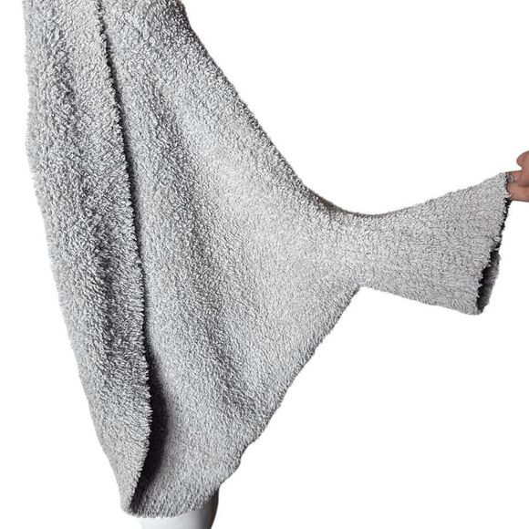 Barefoot Dreams CozyChic shrug Oyster grey s/m small medium - Picture 5 of 10